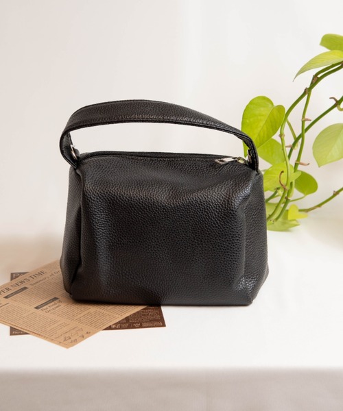 Opinion korean town(オピニオン コリアン タウン)の「YUGA ワンハンドル ショルダーハンドバッグ(ハンドバッグ・レディース・オレンジ/グリーン/ホワイト/ブラック・FREE)」の2枚目の写真