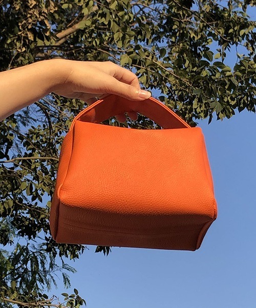 Opinion korean town(オピニオン コリアン タウン)の「YUGA ワンハンドル ショルダーハンドバッグ(ハンドバッグ・レディース・オレンジ/グリーン/ホワイト/ブラック・FREE)」の19枚目の写真