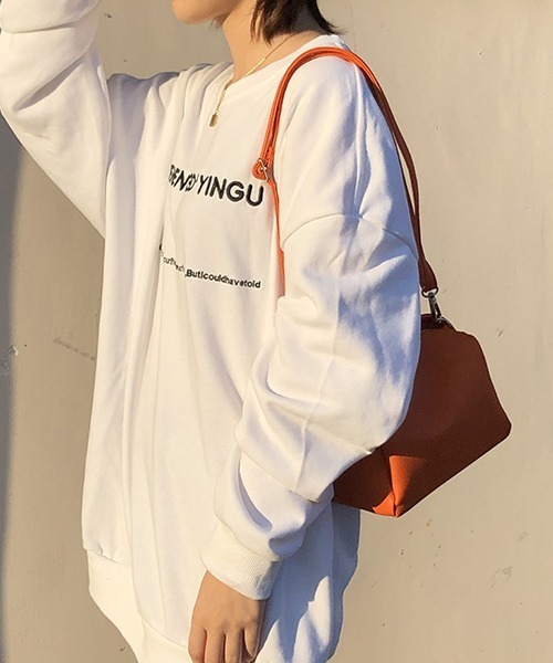 Opinion korean town(オピニオン コリアン タウン)の「YUGA ワンハンドル ショルダーハンドバッグ(ハンドバッグ・レディース・オレンジ/グリーン/ホワイト/ブラック・FREE)」の18枚目の写真