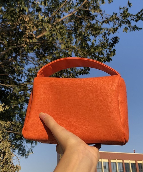 Opinion korean town(オピニオン コリアン タウン)の「YUGA ワンハンドル ショルダーハンドバッグ(ハンドバッグ・レディース・オレンジ/グリーン/ホワイト/ブラック・FREE)」の12枚目の写真