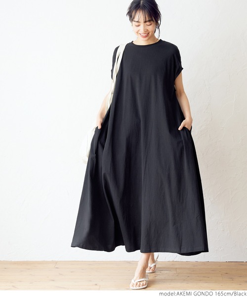 coca（coca）（コカ）の「カットマキシワンピース（ワンピース・レディース・ホワイト/ブラック/カーキ・ONE SIZE）」の19枚目の写真