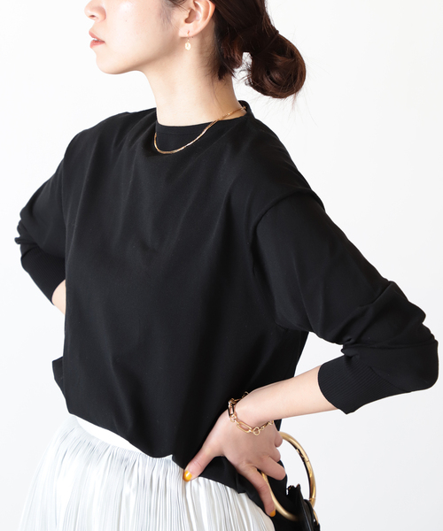 VERMEIL par iena（ヴェルメイユパーイエナ）の「ボートネックプルオーバー◆（ニット/セーター・レディース・ブラック/ベージュ/アイボリー・FREE）」の2枚目の写真