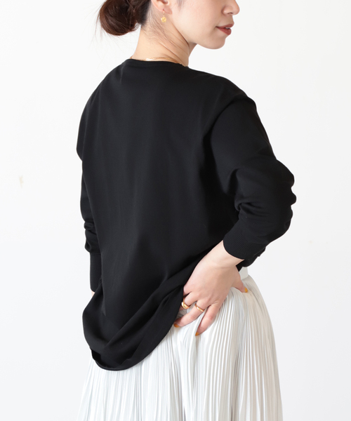 VERMEIL par iena（ヴェルメイユパーイエナ）の「ボートネックプルオーバー◆（ニット/セーター・レディース・ブラック/ベージュ/アイボリー・FREE）」の11枚目の写真