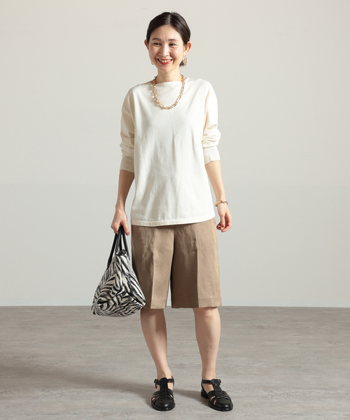 VERMEIL par iena（ヴェルメイユパーイエナ）の「ボートネックプルオーバー◆（ニット/セーター・レディース・ブラック/ベージュ/アイボリー・FREE）」の14枚目の写真