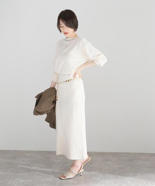 VERMEIL par iena（ヴェルメイユパーイエナ）の「ボートネックプルオーバー◆（ニット/セーター・レディース・ブラック/ベージュ/アイボリー・FREE）」の19枚目の写真