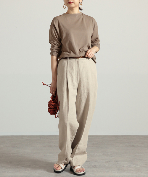 VERMEIL par iena（ヴェルメイユパーイエナ）の「ボートネックプルオーバー◆（ニット/セーター・レディース・ブラック/ベージュ/アイボリー・FREE）」の20枚目の写真