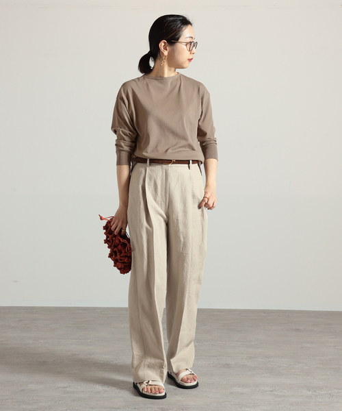 VERMEIL par iena（ヴェルメイユパーイエナ）の「ボートネックプルオーバー◆（ニット/セーター・レディース・ブラック/ベージュ/アイボリー・FREE）」の22枚目の写真