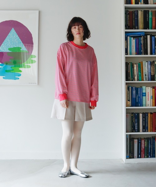 セール】リンガーボーダーロンT（Tシャツ/カットソー