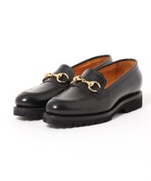 JALAN SRIWIJAYA | Jalan Sriwijaya/98689/CALF/BLACK/VIBRAM SOLE/軽量ラバーソールビットローファー(ローファー)