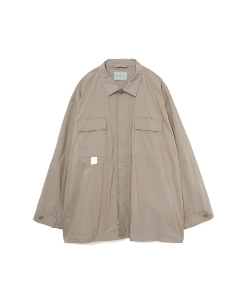 AMERICAN RAG CIE(アメリカンラグシー)の「タイプライターユースリティーオーバーシャツ(シャツ/ブラウス・メンズ・ベージュ/オリーブ・FREE)」の6枚目の写真