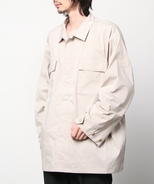 AMERICAN RAG CIE(アメリカンラグシー)の「タイプライターユースリティーオーバーシャツ(シャツ/ブラウス・メンズ・ベージュ/オリーブ・FREE)」の9枚目の写真