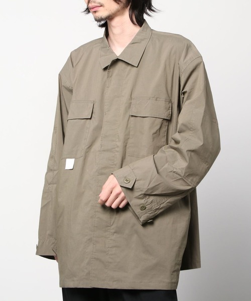 AMERICAN RAG CIE(アメリカンラグシー)の「タイプライターユースリティーオーバーシャツ(シャツ/ブラウス・メンズ・ベージュ/オリーブ・FREE)」の5枚目の写真