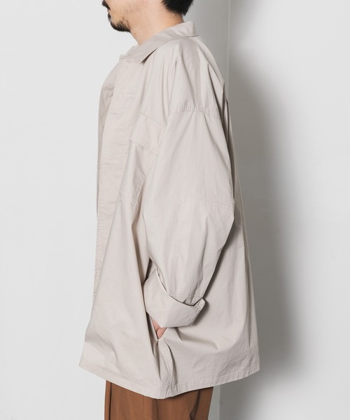 AMERICAN RAG CIE(アメリカンラグシー)の「タイプライターユースリティーオーバーシャツ(シャツ/ブラウス・メンズ・ベージュ/オリーブ・FREE)」の22枚目の写真