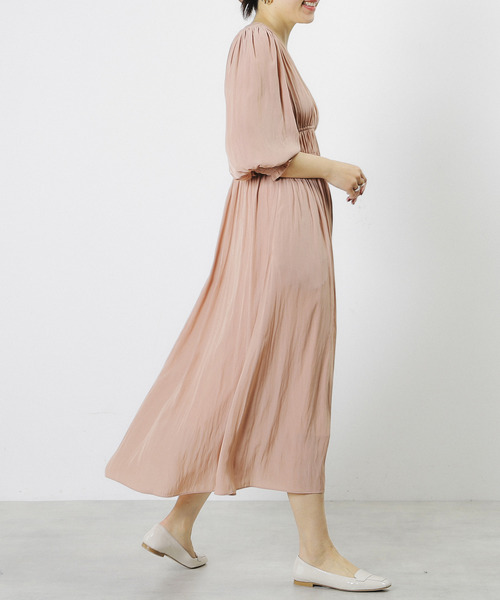 ワンピース ドレス ワンピース Liesse リエス のワンピース エアフローギャザーワンピース A0125fa280 を購入できます Liesse エアフローギャザーワンピース ワンピース Liesse リエス のファッション