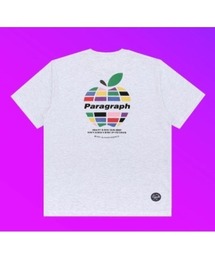 A'GEM/9 × .kom『paragraph/パラグラフ』Paragraph Apple Design T-shirt/アップルデザイン カットソー 半袖Tシャツ