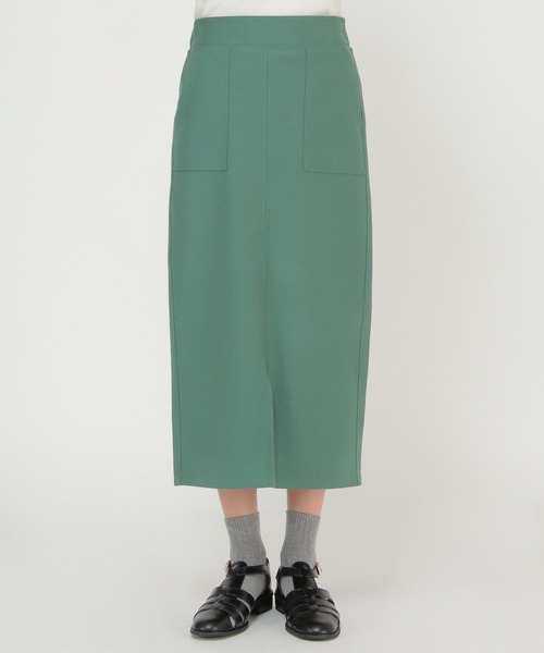 ikka（イッカ）の「BeasyStretchタイトスカート（スカート・レディース・ダークグリーン/グレー/ブラック・L/M）」の11枚目の写真