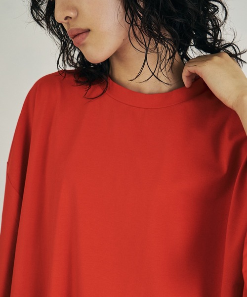 4youstory(フォーユーストーリー)の「【4youstory】コクーンTシャツ(Tシャツ/カットソー・レディース・ホワイト/ブラック/レッド・FREE)」の20枚目の写真