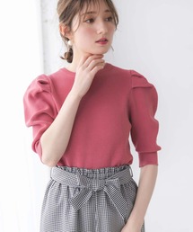 ショルダータックサマーニット