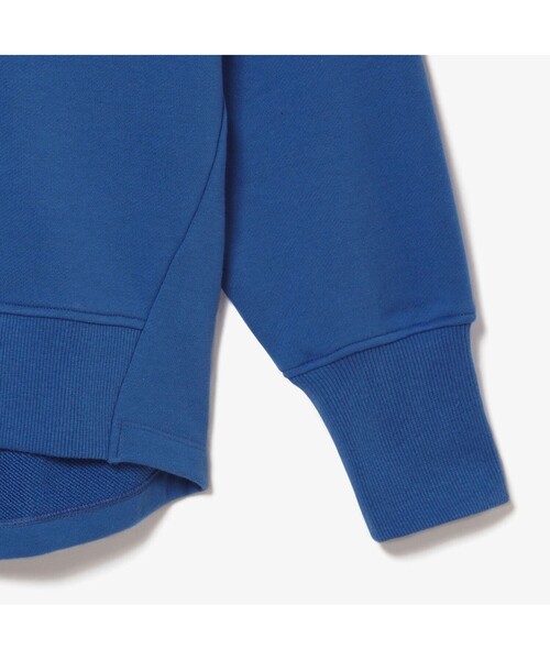 LACOSTE（ラコステ）の「プレミアムスウェットクルーネックプルオーバー（スウェット・レディース・ホワイト/ブルー・36/34/38/40）」の7枚目の写真