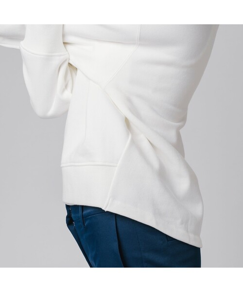 LACOSTE（ラコステ）の「プレミアムスウェットクルーネックプルオーバー（スウェット・レディース・ホワイト/ブルー・36/34/38/40）」の15枚目の写真