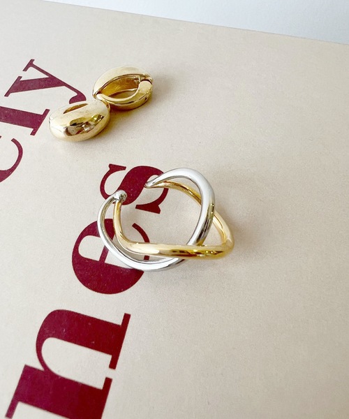 LIAN（リアン）の「2WAYコンビリング（リング・レディース・シルバー×ゴールド・FREE）」の5枚目の写真