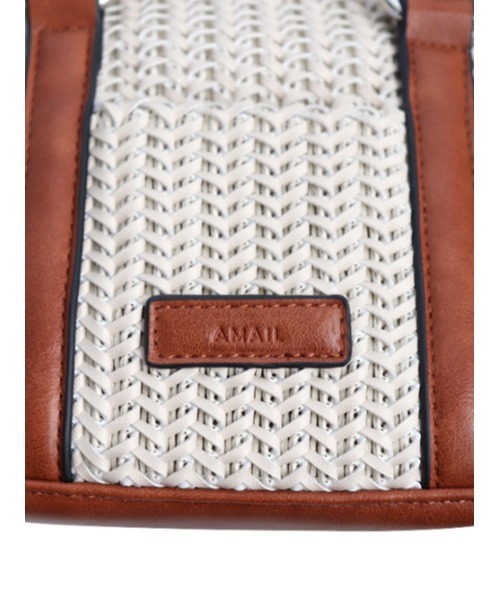 AMAIL（アマイル）の「Amini bostonbag（ショルダーバッグ・レディース・アイボリー/ブラウン・FREE）」の15枚目の写真