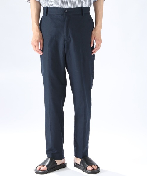 niko and...（ニコアンド）の「綿麻スリムパンツ（その他パンツ・メンズ・ベージュ/ネイビー/ブルー・MEDIUM/LARGE）」の16枚目の写真