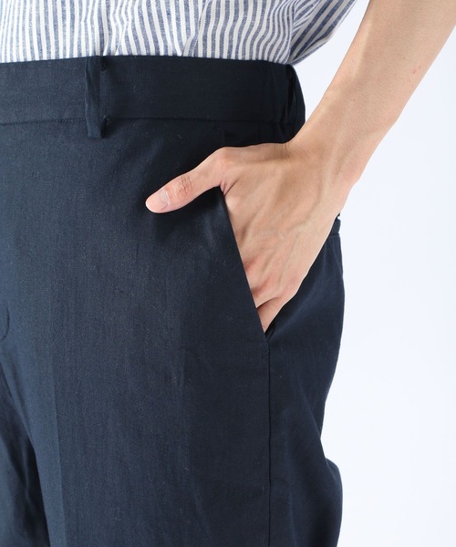 niko and...（ニコアンド）の「綿麻スリムパンツ（その他パンツ・メンズ・ベージュ/ネイビー/ブルー・MEDIUM/LARGE）」の10枚目の写真