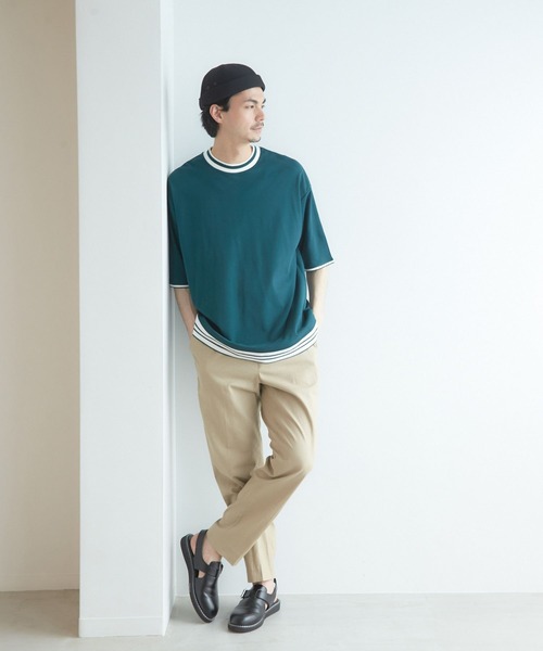 niko and...（ニコアンド）の「綿麻スリムパンツ（その他パンツ・メンズ・ベージュ/ネイビー/ブルー・MEDIUM/LARGE）」の18枚目の写真