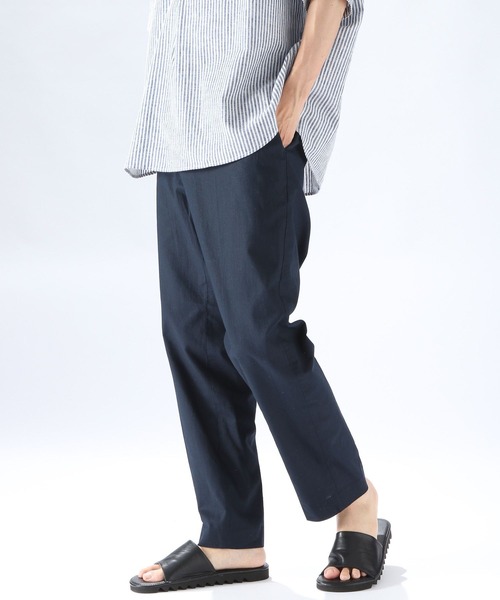 niko and...（ニコアンド）の「綿麻スリムパンツ（その他パンツ・メンズ・ベージュ/ネイビー/ブルー・MEDIUM/LARGE）」の22枚目の写真