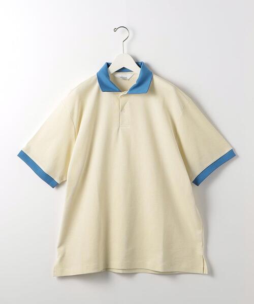 wonderland(ワンダーランド)の「<wonderland> TRIM PL SHIRT/ポロシャツ(ポロシャツ・メンズ・ホワイト・1/0)」の1枚目の写真
