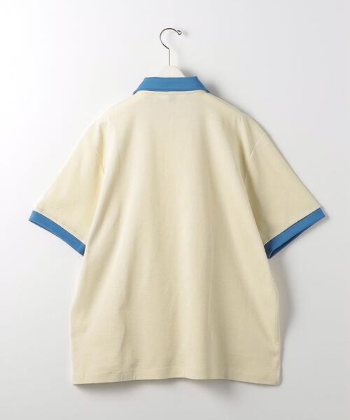wonderland(ワンダーランド)の「<wonderland> TRIM PL SHIRT/ポロシャツ(ポロシャツ・メンズ・ホワイト・1/0)」の2枚目の写真