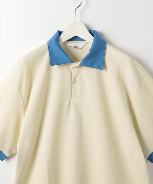 wonderland(ワンダーランド)の「<wonderland> TRIM PL SHIRT/ポロシャツ(ポロシャツ・メンズ・ホワイト・1/0)」の3枚目の写真