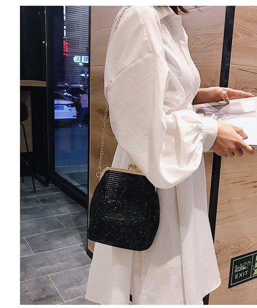 セール グリッター がま口ショルダー ショルダーバッグ Gossip ロサンゼルス ゴシップロサンゼルス のファッション通販 Zozotown