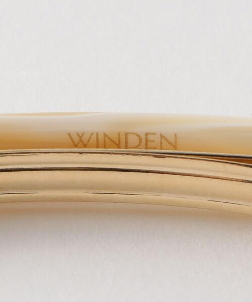 Steven Alan(スティーブンアラン)の「<WINDEN>LINE BARRETTE/バレッタ(バレッタ/ヘアクリップ・レディース・ダークブラウン/オフホワイト/グレー・FREE)」の7枚目の写真