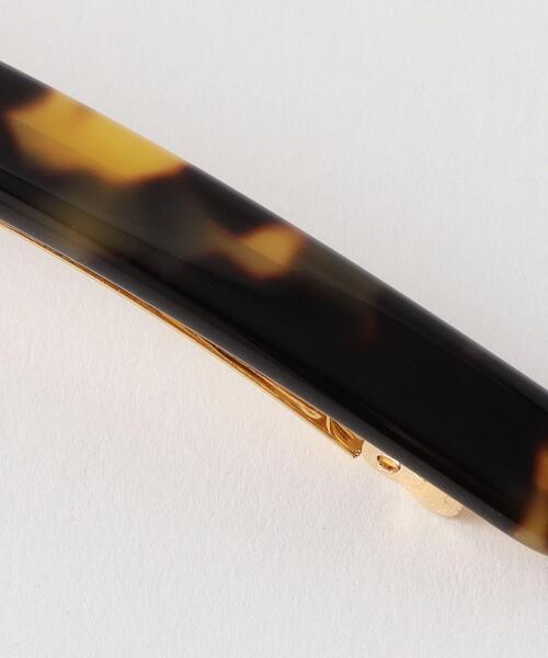 Steven Alan(スティーブンアラン)の「<WINDEN>LINE BARRETTE/バレッタ(バレッタ/ヘアクリップ・レディース・ダークブラウン/オフホワイト/グレー・FREE)」の9枚目の写真