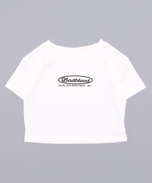 meJane（ミージェーン）の「サークルロゴ 半そでチビT（Tシャツ/カットソー・レディース・ホワイト/ブラック・FREE）」の3枚目の写真