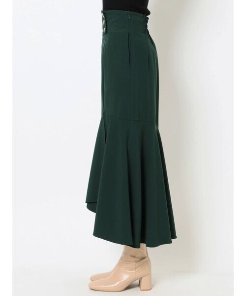 LAGUNAMOON（ラグナムーン）の「コルセットラップスカート（スカート・レディース・グリーン/ブラウン/ベージュ・SMALL/MEDIUM）」の5枚目の写真