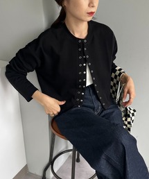 CAPRICIEUX LE'MAGE | Wスナップクロップカーディガン(カーディガン/ボレロ)