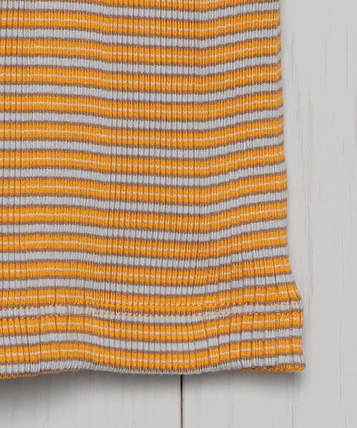 H BEAUTY&YOUTH UNITED ARROWS(エイチビューティーアンドユースユナイテッドアローズ)の「<H>COTTON MULTI BORDER NO SLEEVE TOP/カットソー(Tシャツ/カットソー・レディース・イエロー/ケリー・FREE)」の10枚目の写真