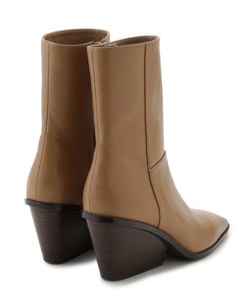 LILY BROWN（リリーブラウン）の「スクエアトゥブーツ（ブーツ・レディース・キャメル/ブラック/アイボリー・MEDIUM/SMALL/LARGE）」の4枚目の写真