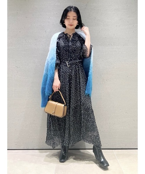 LILY BROWN（リリーブラウン）の「スクエアトゥブーツ（ブーツ・レディース・キャメル/ブラック/アイボリー・MEDIUM/SMALL/LARGE）」の19枚目の写真