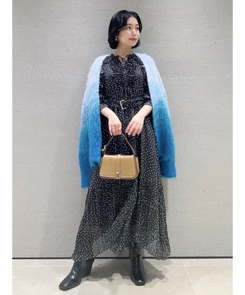 LILY BROWN（リリーブラウン）の「スクエアトゥブーツ（ブーツ・レディース・キャメル/ブラック/アイボリー・MEDIUM/SMALL/LARGE）」の20枚目の写真