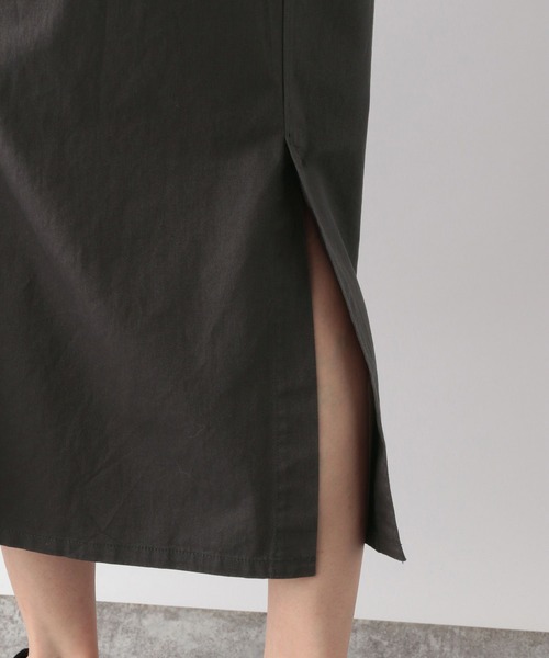 GLOBAL WORK（グローバルワーク）の「リネン混カツラギジャンスカ/352852（ジャンパースカート・レディース・ベージュ/ダークグレー・FREE）」の15枚目の写真