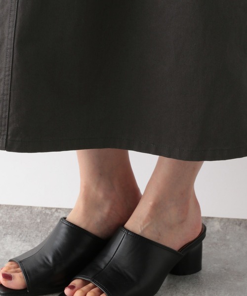 GLOBAL WORK（グローバルワーク）の「リネン混カツラギジャンスカ/352852（ジャンパースカート・レディース・ベージュ/ダークグレー・FREE）」の5枚目の写真