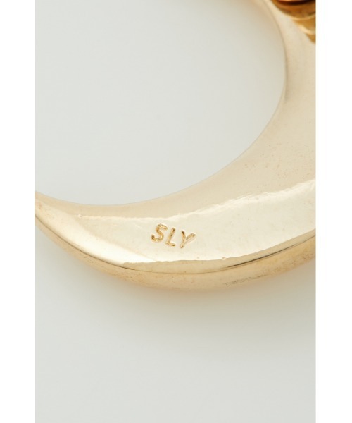 SLY（スライ）の「R/C MOON PHASES P/EARRING リッチコーティング ムーンフェーズス ピアス（ピアス（両耳用）・レディース・シルバー/ゴールド・FREE）」の6枚目の写真