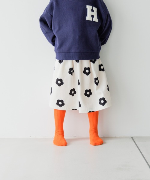 LOWRYS FARM(ローリーズファーム)の「コットンプリントスカート 162191(スカート・キッズ・ブラック/レッド/オフホワイト/ブラック系その他/ホワイト系その他/ブラック系その他2/レオパード・110cm/120cm/130cm/140cm/150cm)」の2枚目の写真