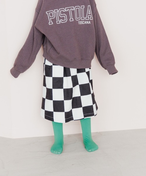 LOWRYS FARM(ローリーズファーム)の「コットンプリントスカート 162191(スカート・キッズ・ブラック/レッド/オフホワイト/ブラック系その他/ホワイト系その他/ブラック系その他2/レオパード・110cm/120cm/130cm/140cm/150cm)」の3枚目の写真