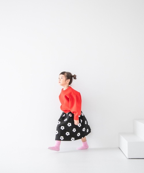 LOWRYS FARM(ローリーズファーム)の「コットンプリントスカート 162191(スカート・キッズ・ブラック/レッド/オフホワイト/ブラック系その他/ホワイト系その他/ブラック系その他2/レオパード・110cm/120cm/130cm/140cm/150cm)」の17枚目の写真