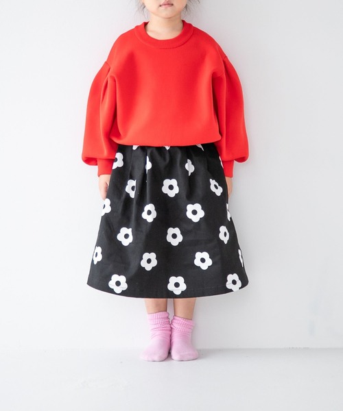 LOWRYS FARM(ローリーズファーム)の「コットンプリントスカート 162191(スカート・キッズ・ブラック/レッド/オフホワイト/ブラック系その他/ホワイト系その他/ブラック系その他2/レオパード・110cm/120cm/130cm/140cm/150cm)」の10枚目の写真